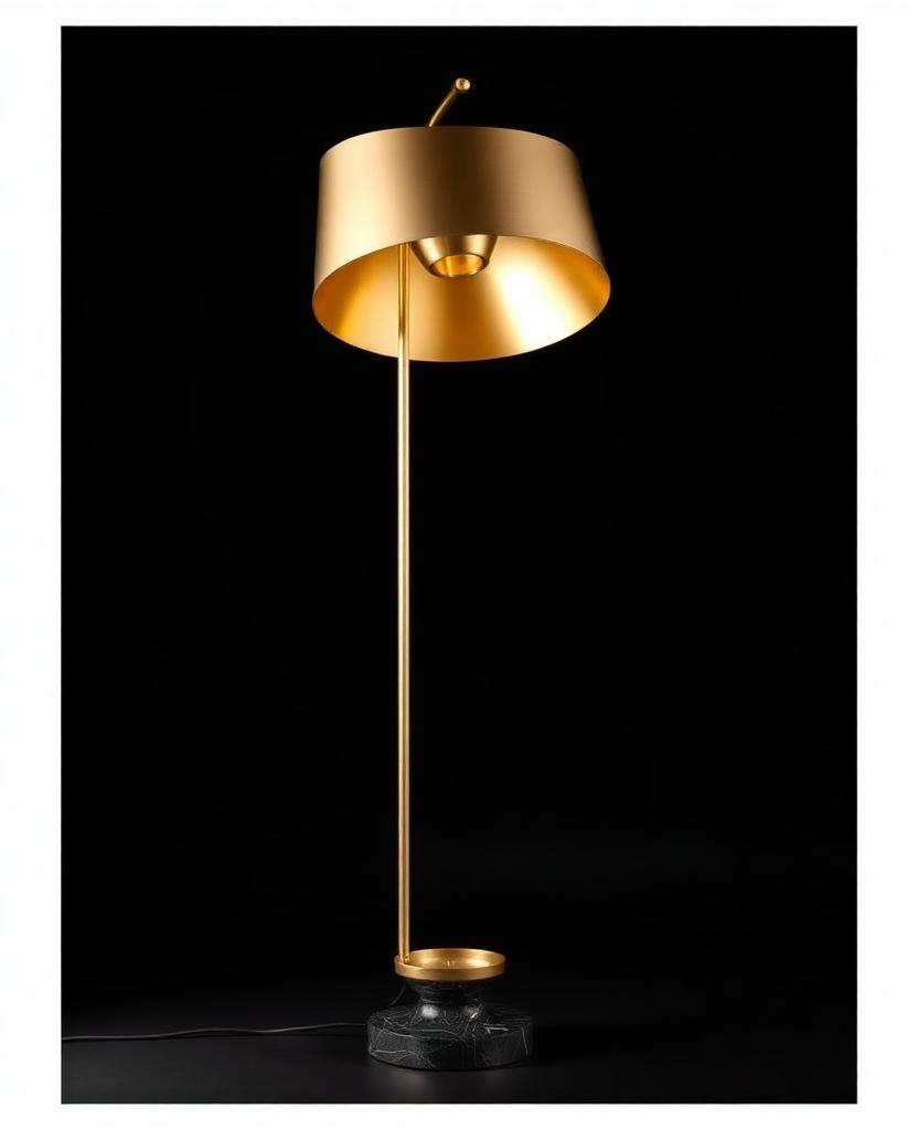 Handys Verified Halo Brass Arc Floor Lamp