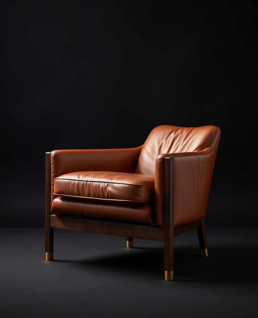 Handys Verified Larkin Saddle Leather Armchair